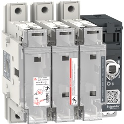 Interruttore-sezionatore con fusibili 3 poli 125A 690VAC per impianti industriali e infrastrutture