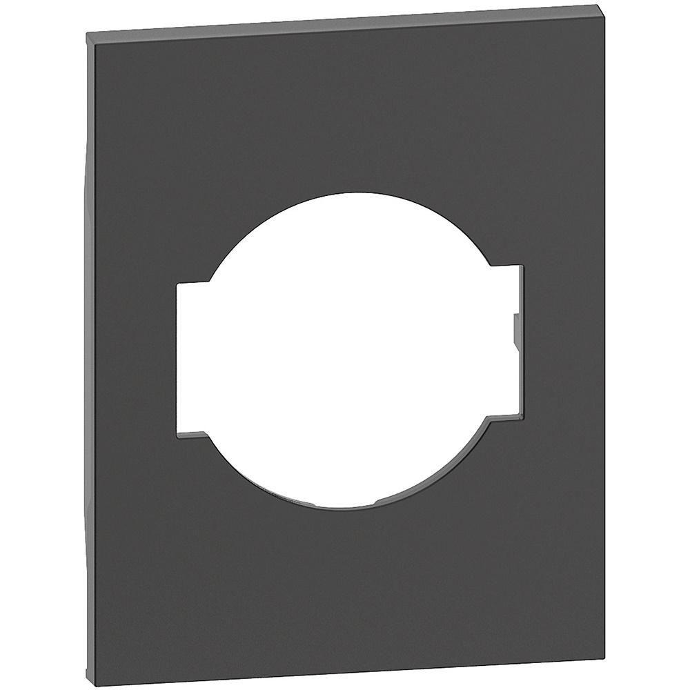 Cover presa standard Italia Germania 3 moduli nero protezione BTIKG03M3