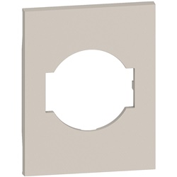 Cover presa standard Italia/Germania 3 moduli sabbia per impianti elettrici