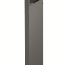 Piedistallo metallico rettangolare robusto per 2 caricatori Terra AC, supporto autoportante per installazioni elettriche interne ed esterne