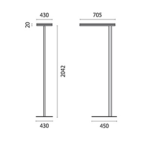 SL720LED SLL 74 S/D 840 GR9006 TD M