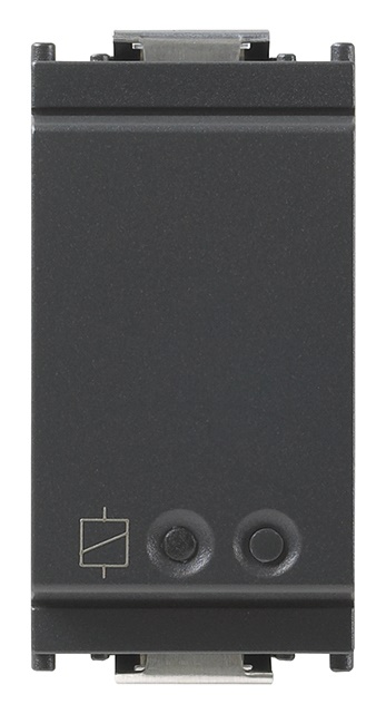 Attuatore connesso IoT 16A grigio con doppia tecnologia Bluetooth 5.0 e Zigbee 3.0 per controllo remoto e locale, misurazione potenza ed energia, indicatore LED RGB regolabile, alimentazione 100-240 V 50/60 Hz, uso domotico e automazione smart home.