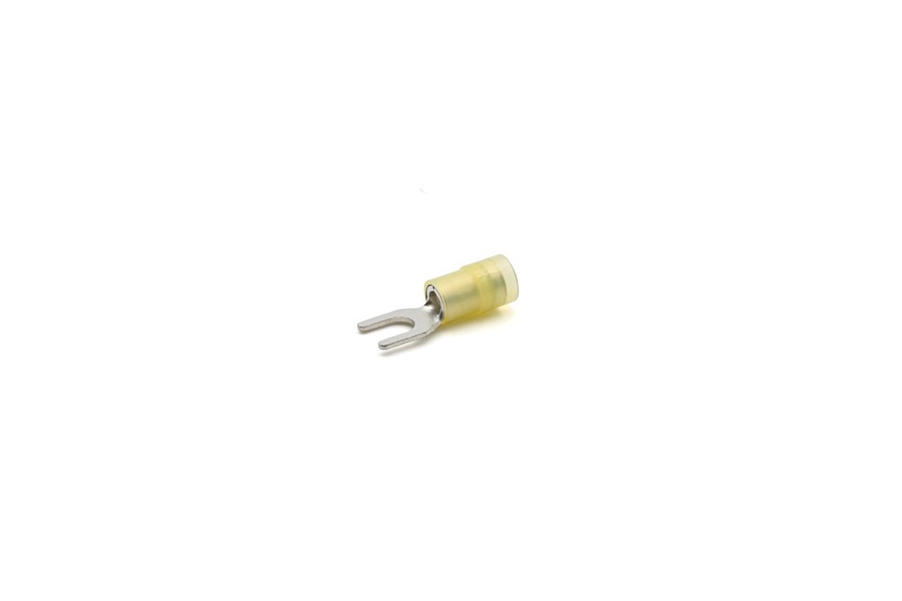 Capocorda rinforzato giallo forcivite 5mm per elettrico