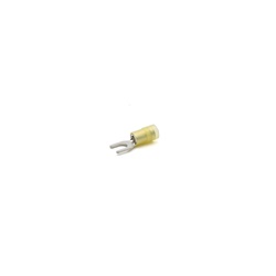 Capocorda rinforzato giallo forcivite 5mm per elettrico