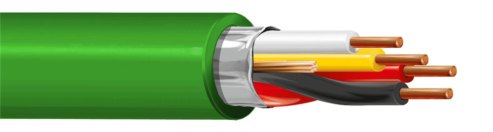 CAVO ITC 2X2X0,80 VERDE LSZH - KNX CERT.
