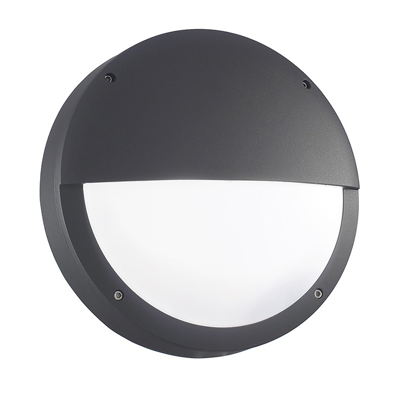 Applique plafoniera antracite IP54 attacco E27 per esterno e interno