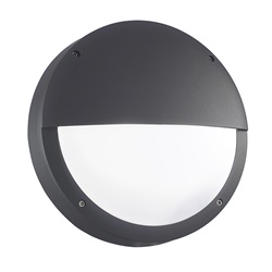 Applique plafoniera antracite IP54 attacco E27 per esterno e interno