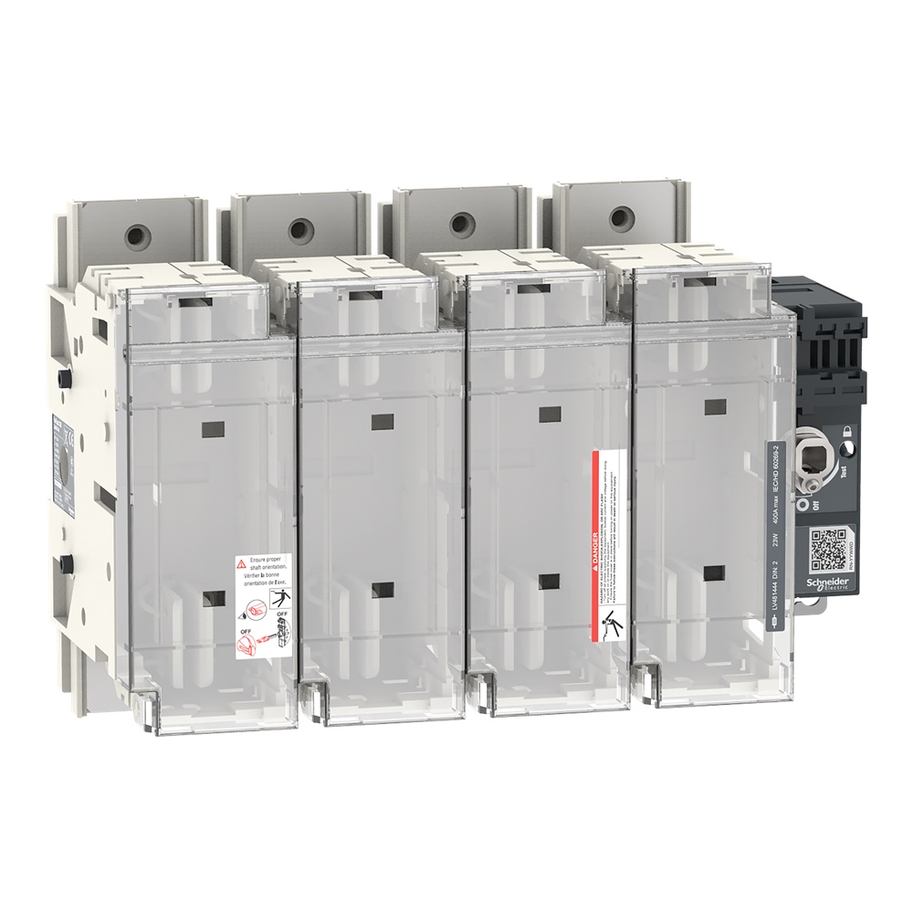 Interruttore-sezionatore fusibili 4 poli 400A 690VAC FuPact GSD400 per impianti industriali e infrastrutture