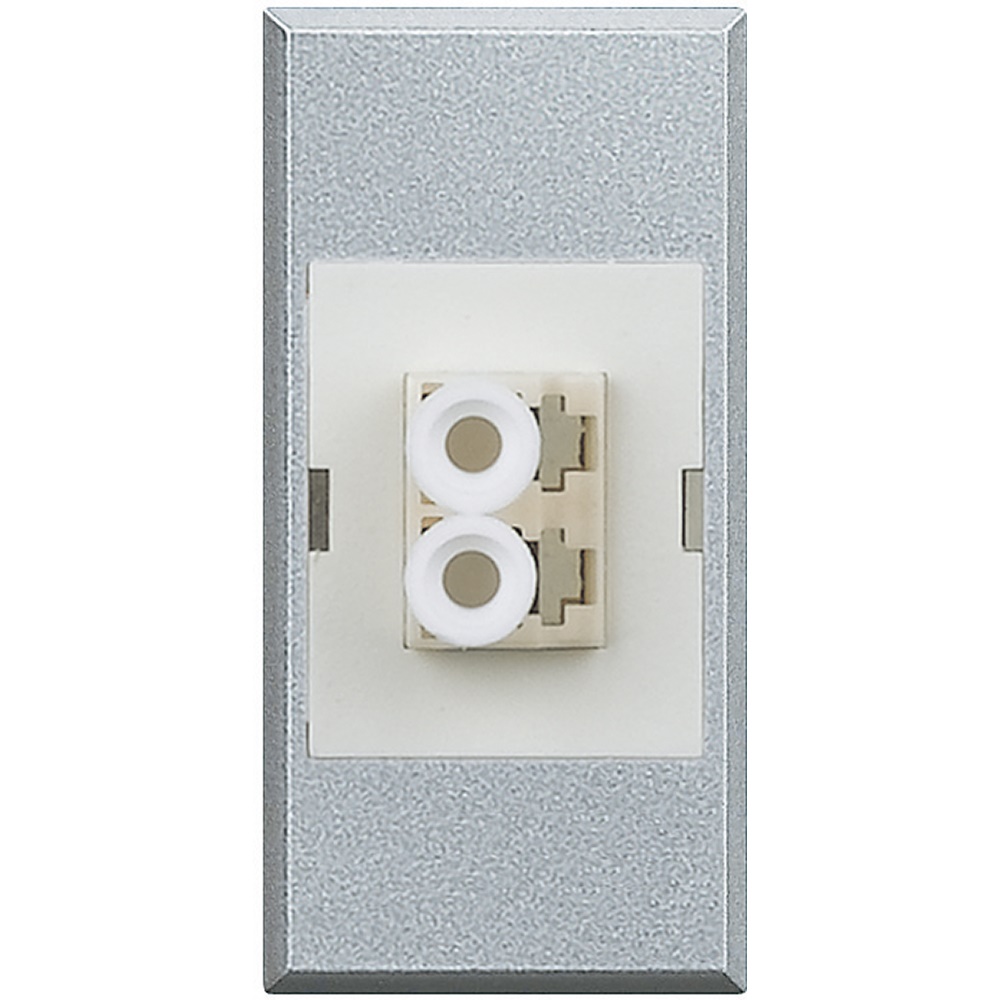 Bussole modulari duplex accoppiamento cavo fibra ottica LC serie civile Axolute Tech