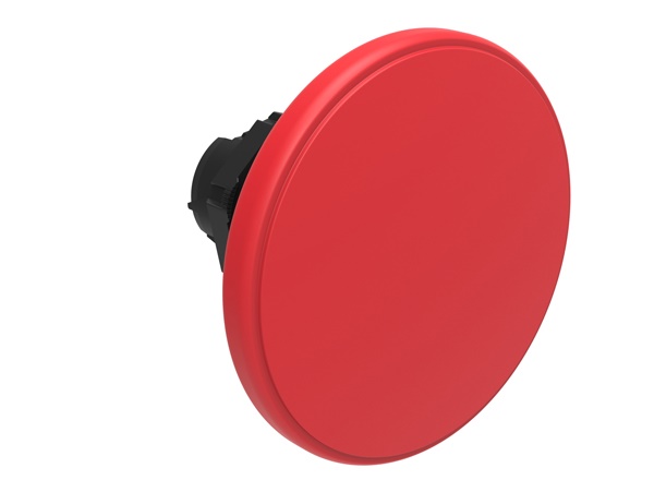 Pulsante fungo 60mm rosso impulso operatore serie Platinum Ø22mm