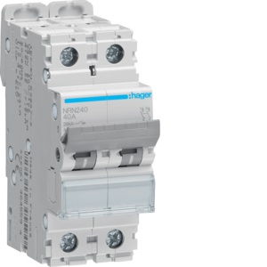 INTERRUTTORE AUTOMATICO 2P 40A 20KA