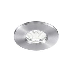 Downlight incasso alluminio GU5,3 IP54 per interni ed esterni umidi, bianco o satinato