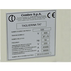 TARGA QUADRO MG-VRT-A AD.BIANCA PVC