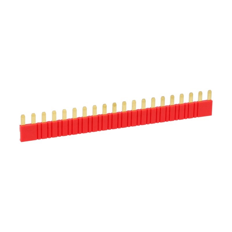 Barra alimentazione 20 poli colore rosso per sistema Slim HR1