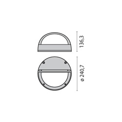 EKO+21 GRILL E27 GR/M