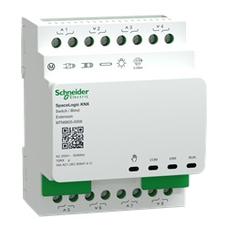 Estensione Commutazione 8ch/Veneziane 4 ch 16A SpaceLogic KNX