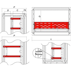 DIVISORIO ORIZZONTALE 600X245