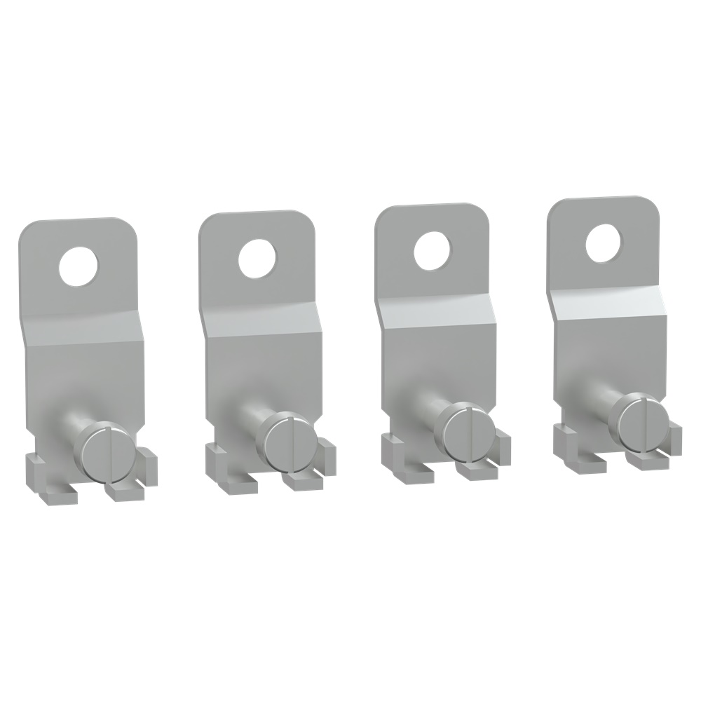 Staffa montaggio a parete acciaio inox set 4 pezzi per cassette elettriche PLS