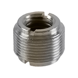 Adattatore metallico filettatura 3/8 a 5/8 per supporti microfonici installazioni elettriche robuste