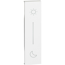 Cover illuminabile simbolo Notte & Giorno per comando wireless incasso bianco