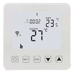 Cronotermostato WiFi touch TUYA controllo temperatura smart risparmio energetico casa