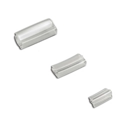 Tubetto trasparente flessibile 12x4 per tessera cavo diametro 14-20 mm