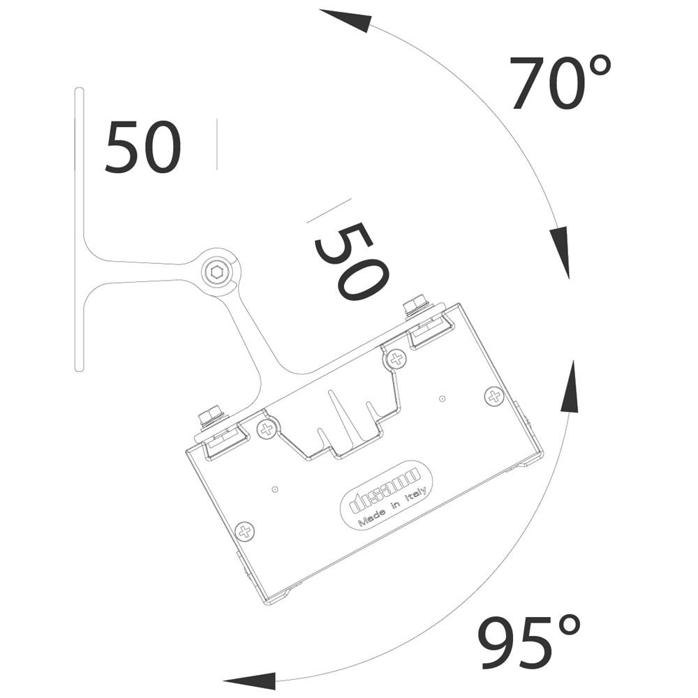 STAFFA ORIENTABILE 591 GREY