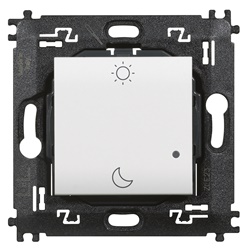Comando wireless Notte&Giorno bianco 2 pulsanti scenario personalizzabile batteria lunga durata