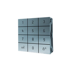 Serie Ultra - Modulo tastiera numerica, chiamata diretta e controllo accessi, uscita Wiegand, alluminio anodizzato