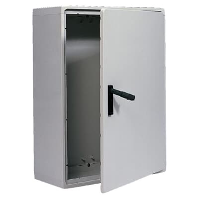 Quadro elettrico POLYSAFE IP65 750x750x320 mm porta cieca grigio RAL 7035 per installazioni industriali