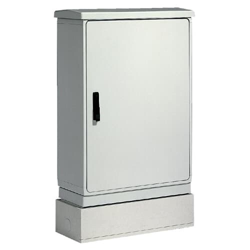 Adattatore base 750 DIN1 materiale resistente per montaggio impianti elettrici gestione cavi