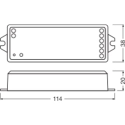 LC RF CONTROL 24V RGBW/TW FS1