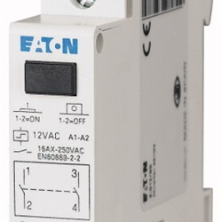 Relè passo-passo 12V AC 2NA 16A montaggio su guida DIN 17,5mm
