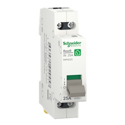 Interruttore sezionatore Resi9 IN 2 poli 25A 415V montaggio su guida DIN IP20/IP40