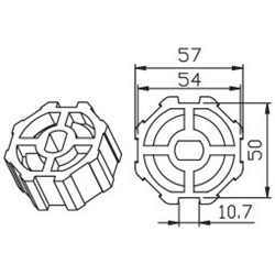 OTTAGONALE 59X0,7MM