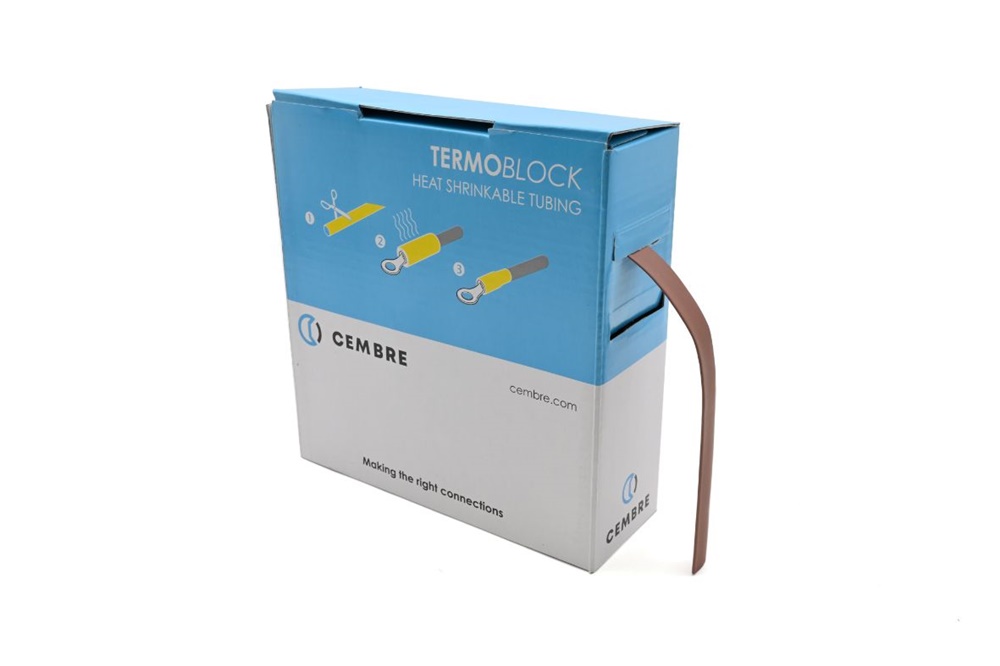 Guaine termorestringenti TBS 9,5 mm marrone 10 m isolamento elettrico