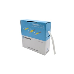 Guaine termorestringenti 9,5 mm bianche 10 m isolamento elettrico industriale
