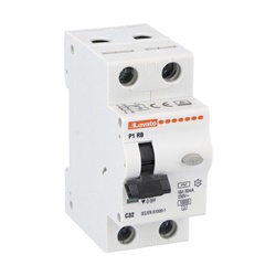 Interruttore magnetotermico differenziale 1P+N 32A 30mA tipo AC 10kA per protezione impianti elettrici
