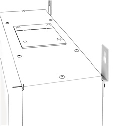 STAFFE fissaggio per quadri elettrici QDX 630H monoblocco parete IP55 protezione esterna