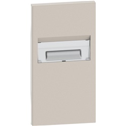 Cover lampada direzionale 2 moduli per impianti elettrici