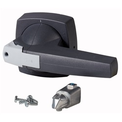 Maniglia rotativa bloccopporta con lucchetto diametro 10x10 per montaggio porte angolo 90° utilizzo DMVS QSA