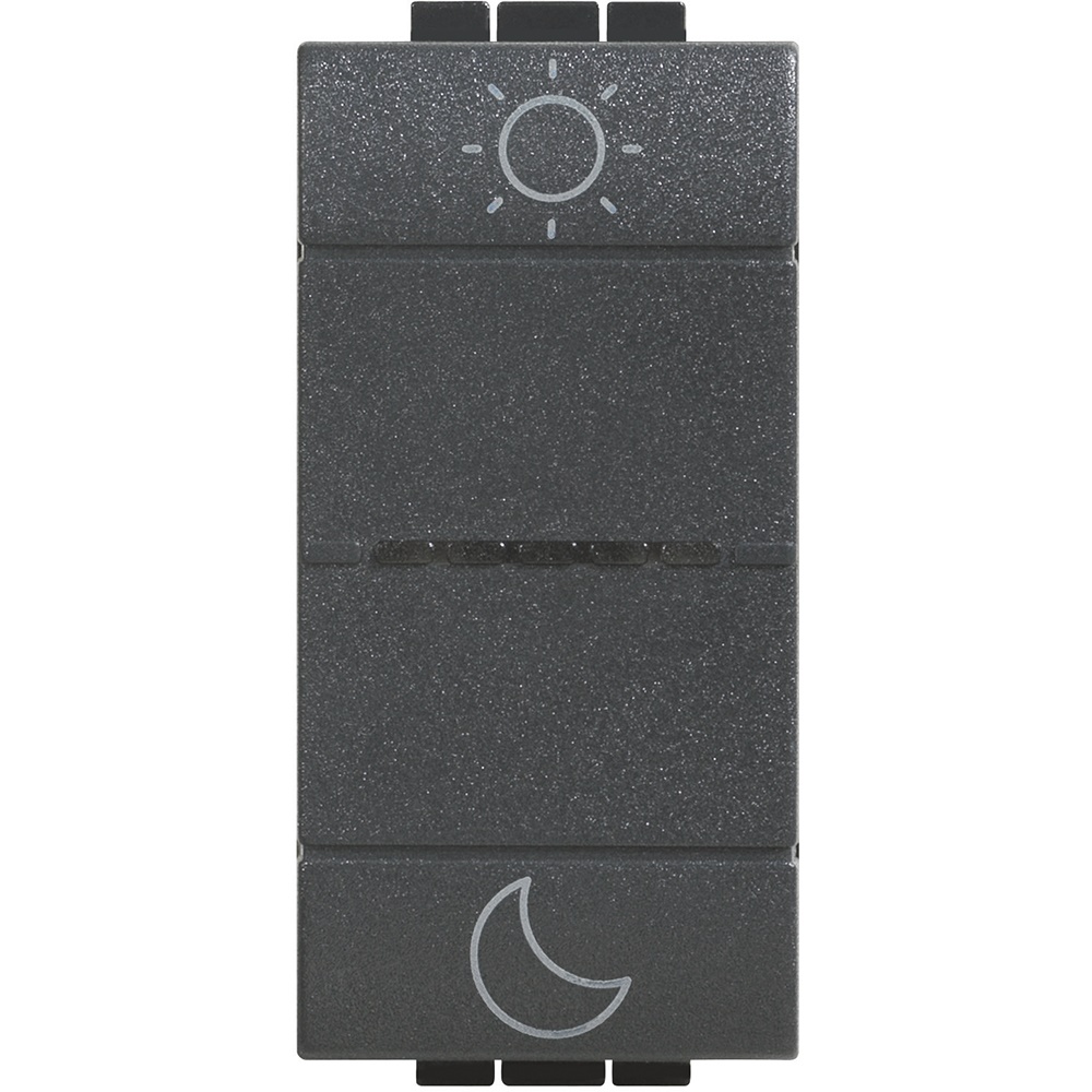 Comando scenari wireless 2 pulsanti Notte/Giorno batteria lunga durata incasso casa ufficio