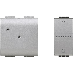 Gateway radio bidirezionale per automazione casa controllo luci tapparelle prese connesse comando wireless Entra&Esci 1M 2 moduli 110-230V