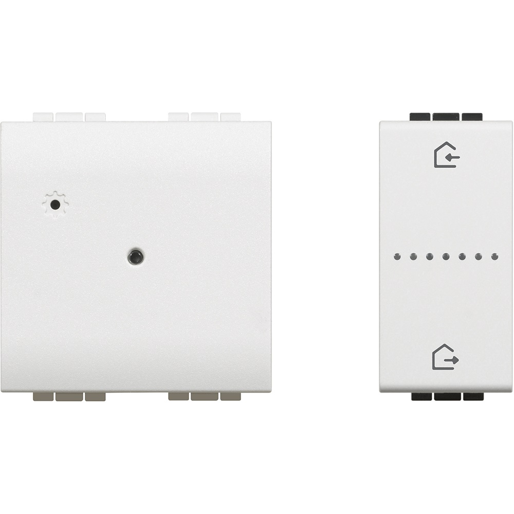 Gateway smart controllo luci tapparelle apparecchi elettrici con comando Entra&Esci wireless bianco 1 modulo