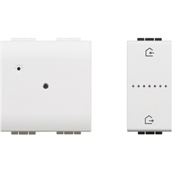 Gateway smart controllo luci tapparelle apparecchi elettrici con comando Entra&Esci wireless bianco 1 modulo