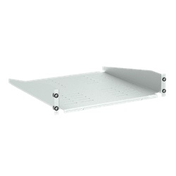 Ripiano fisso acciaio 2U 250mm profondità per armadi Rack19 serie GRAFI carico 25kg