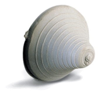 Passacavi conico diam. 76 mm per cavi e tubi 10-70 mm, materiale termoplastico flessibile IP55, spessore 2,5 mm