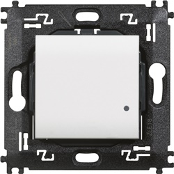 Comando luci wireless bianco 2 moduli controllo ON/OFF dispositivi batteria lunga durata uso domestico e ufficio