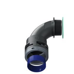 Curva 90°Ip68 36Npt 11/4 Nero