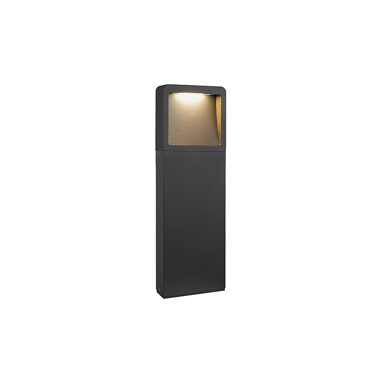 Paletto LED esterno 7W 3000K IP54 alluminio verniciato design moderno giardini cortili